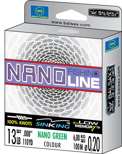 Bild von Balsax Nano Green 300m 0.18mm 5.00kg