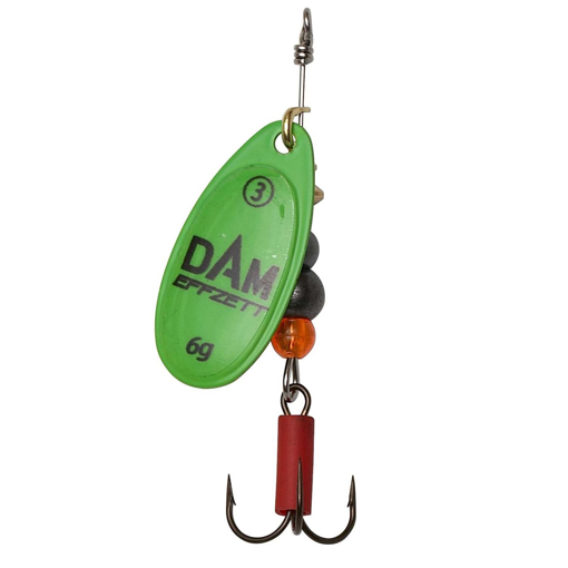 Obrázek z DAM EFFZETT Fluo Spinner Green, #3 6g