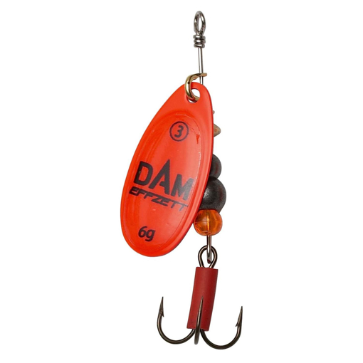 Bild von DAM EFFZETT Fluo Spinner Red, #4 10g