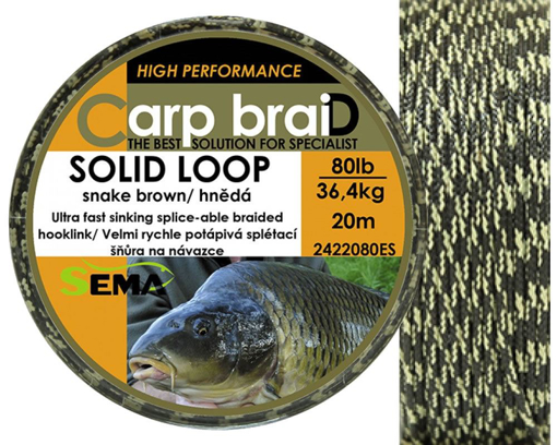 Picture of Sema Carp braiD Solid Loop 10m, 40lbs/18.2kg