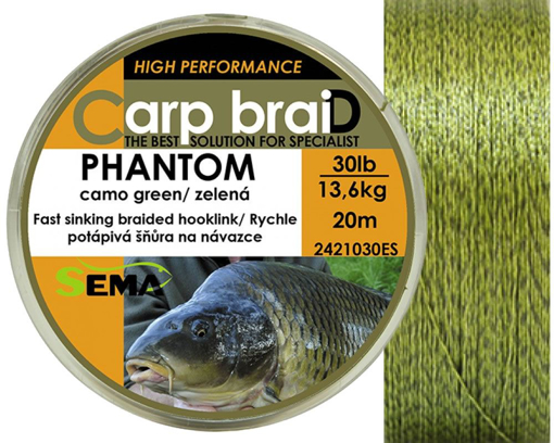 Picture of Sema Carp braiD Phantom 20m, 20lbs/9.1kg