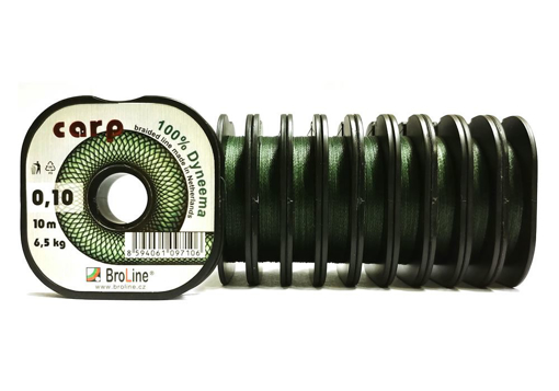 BroLine Dynema Carp zelená 10m 0.16mm 10.9kg