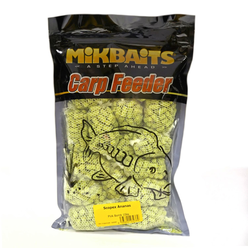 Picture of Mikbaits PVA Bomb Scopex Pineapple 15pcs