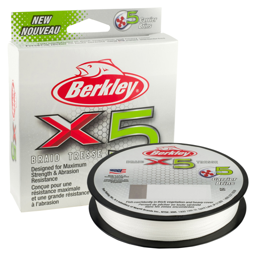 Bild von Berkley X5 Braid Crystal 150m, 0.08mm 7.6kg