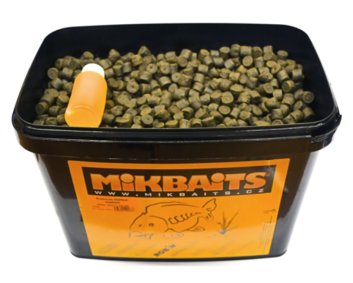 Obrazek Mikbaits Premium Halibut pelety 20mm, 10kg+Los.Oil