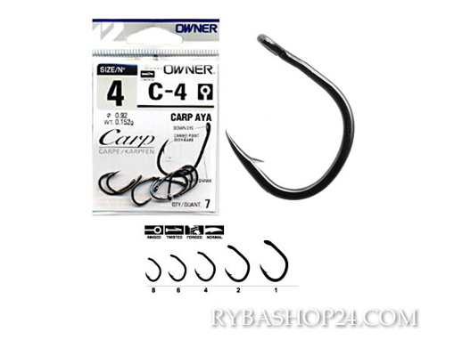 Obrazek Owner C-4 Carp Aya, vel.6