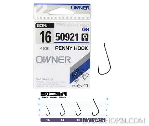 Obrazek Owner 50921 Penny Hook, vel.14