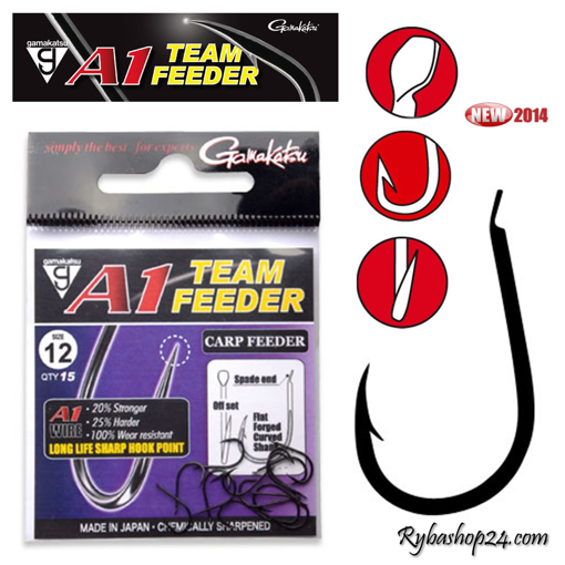 Obrazek Gamakatsu A1 Team Feeder Carp Feeder, vel.12