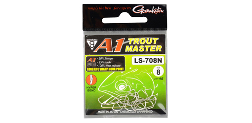 Obrazek Gamakatsu A1 Trout Master LS-708N, vel.8