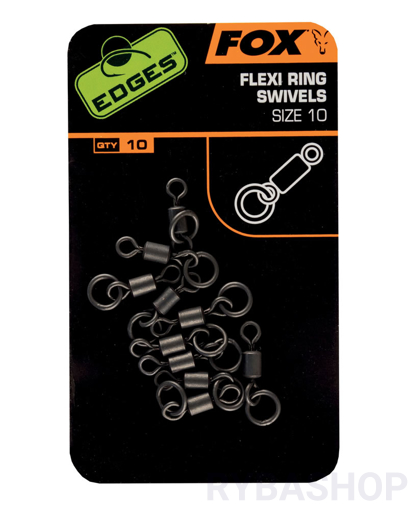 Image sur FOX Edges Flexi Ring Swivels, vel.10 