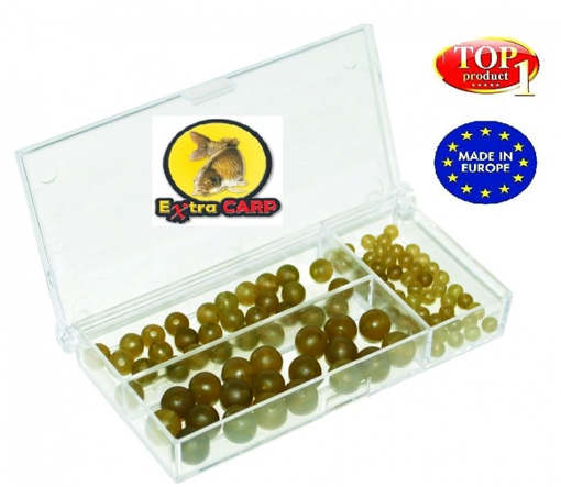 Bild von Gumové korálky Extra Carp Ruber Beads Set 100ks