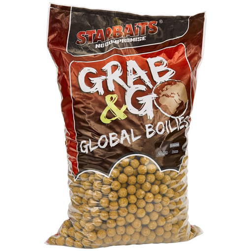 Obrazek StarBaits Global Boilies 10kg Banana Cream