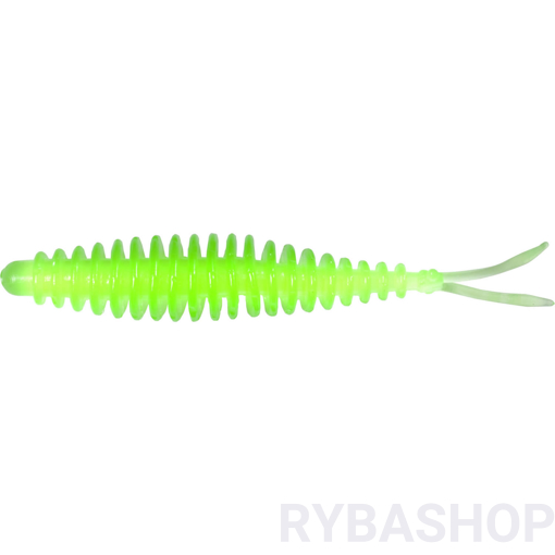 Obrazek T-Worm V-Tail Sýr 6.5cm, neonová zelená