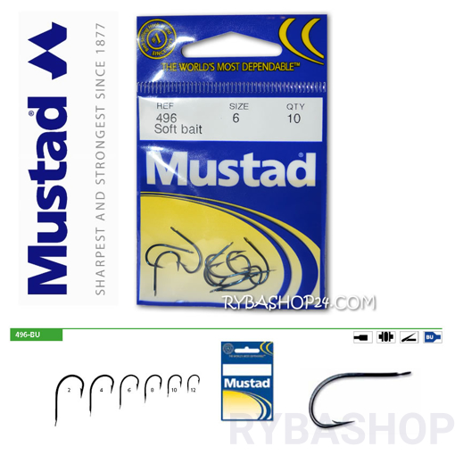 Mustad Classic 496-BU Soft bait