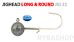 Obrázek z Spro Long & Round Jighead #2/0 10g 4.1cm 4ks