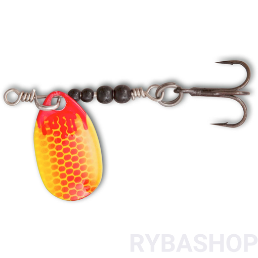 Picture of Třpytka Magic Trout Bloody UL Spinner, red/yellow