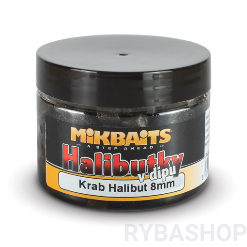 Bild von Halibutky v dipu 150ml Krab Halibut 8mm