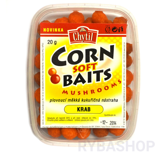 Image sur Corn Soft Baits mushrooms 20g, Krab 