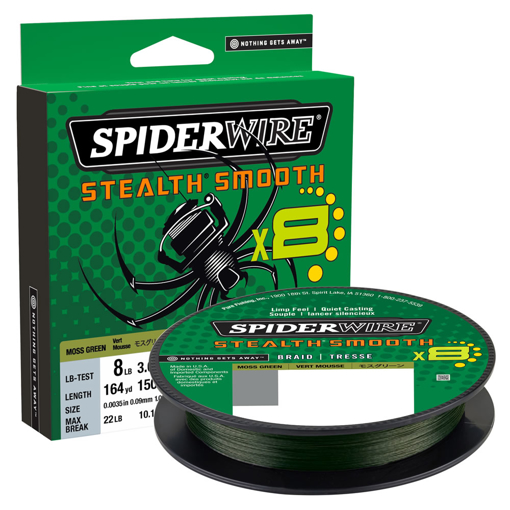 Bild von SpiderWire Stealth Smooth 8 Moss Green 150m 0.09mm