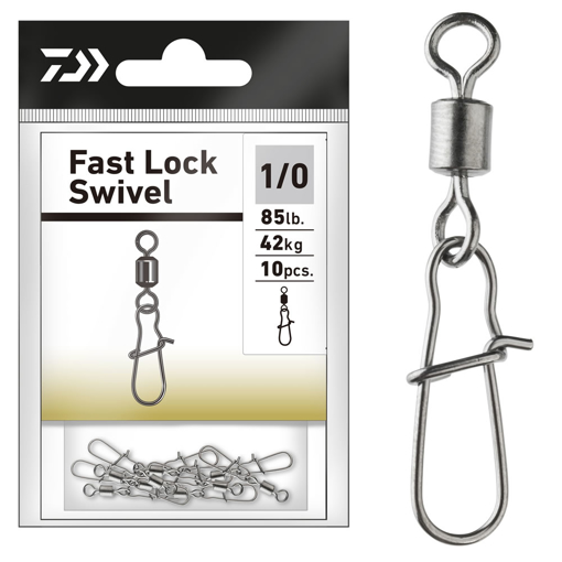 Daiwa Fast Lock Swivel #2 18kg