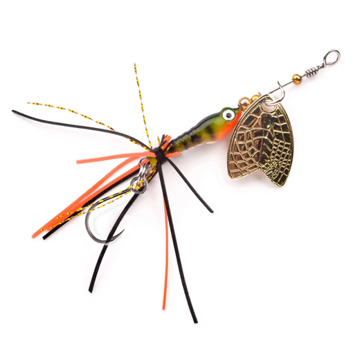 Larva Mayfly Micro Spinner SH 5cm Perch