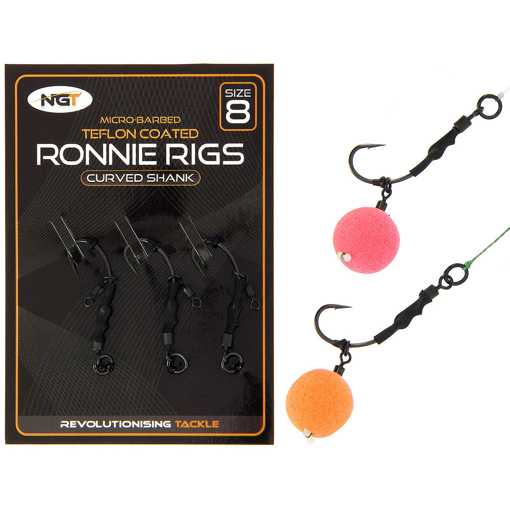 Picture of Montáž NGT Micro Barbed Ronnie Rigs #8 (3ks)