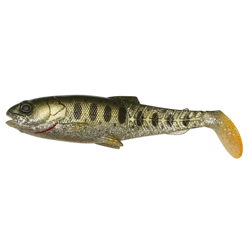 Bild von SG Craft Cannibal Paddletail 8.5cm Olive Silver Smolt