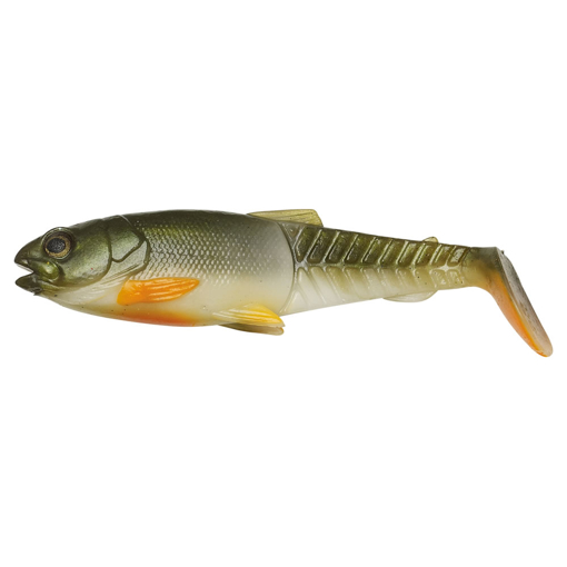 Image sur SG Craft Cannibal Paddletail 8.5cm Olive Hot Orange