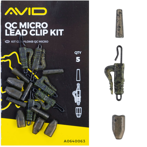 Avid Carp QC Micro Lead Clip Kit