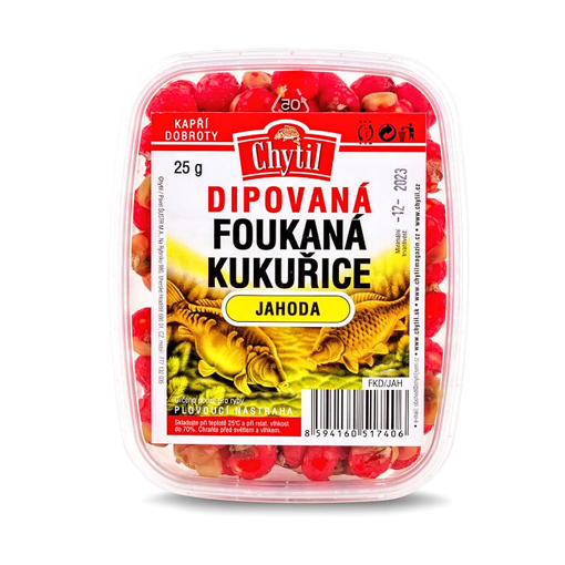 Image sur Dipovaná foukaná kukuřice 25g Jahoda