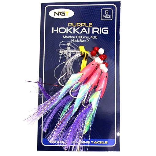 Obrazek Mořský návazec NGT Hookkai Rig Purple 2