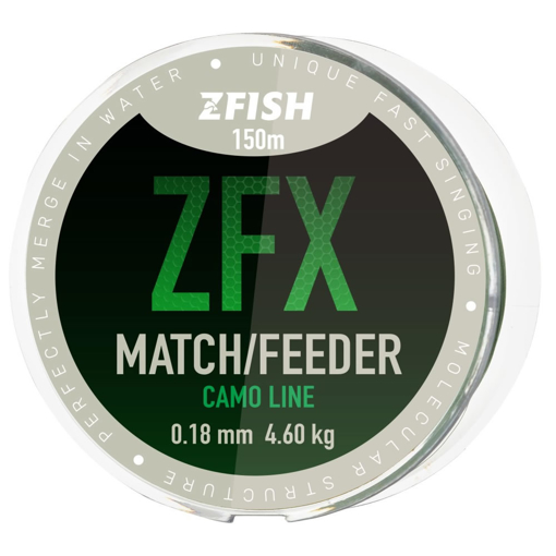 Obrazek Zfish ZFX Match/Feeder CamoLine 150m 0.18mm 4.6kg