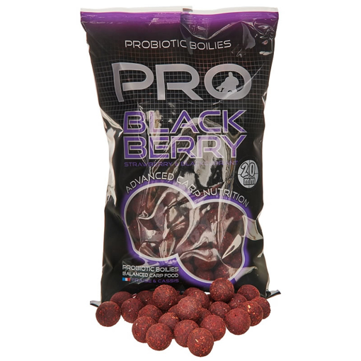 Starbaits Probiotic Boilie Blackberry 800g 24mm