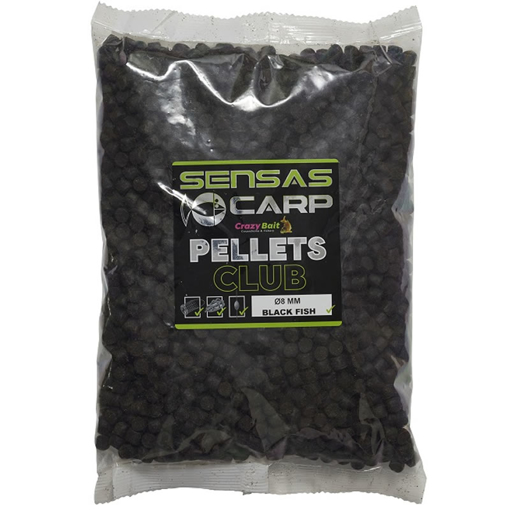 Obrázek z Pelety Sensas Club Black Fish 1kg 8mm