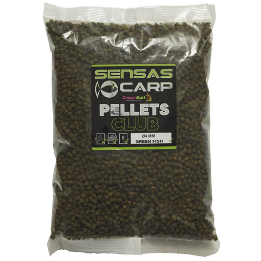 Obrázek z Pelety Sensas Club Green Fish 1kg 4mm