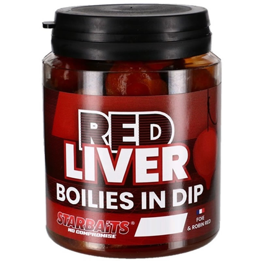 Starbaits Concept Boilies in Dip Red Liver 150g 24mm