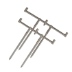 Prologic Stainless Steel 3 Rod Pod 2