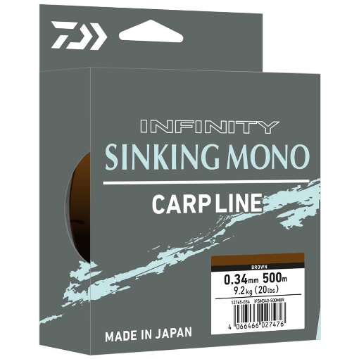 Daiwa Infinity Sinking Mono 500m Brown 0.37mm 10.1kg