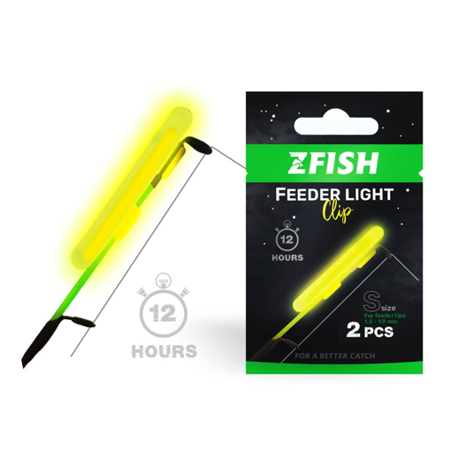 ZFISH Chemické světlo Feeder Clip S 1.5-1.9mm 2ks