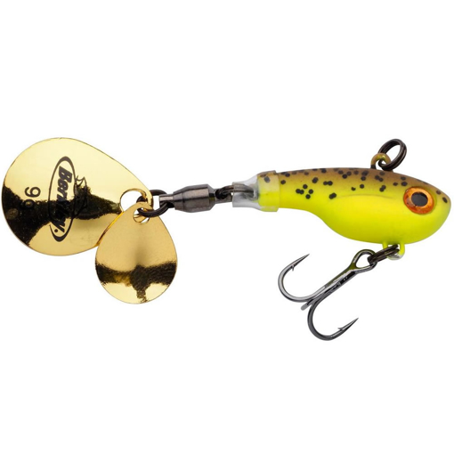 Image sur Berkley Pulse Spintail 5g 5cm Brown Chartreuse