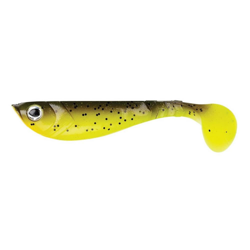 Obrázek z Berkley Pulse Shad 8cm 4ks Brown Chartreuse