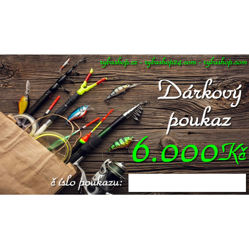 Dárkový poukaz 6.000 Kč elektronický