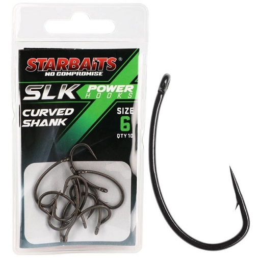 StarBaits Power Hooks PTFE Coated Curved Shank