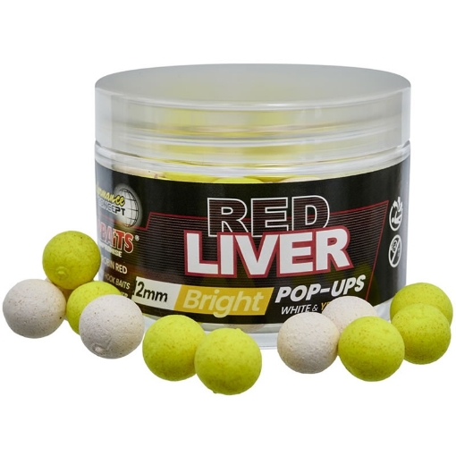 StarBaits POP UP Bright Red Liver 50g 12mm