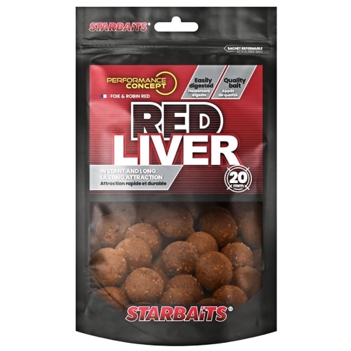 StarBaits Concept Boilie Red Liver 250g 10mm